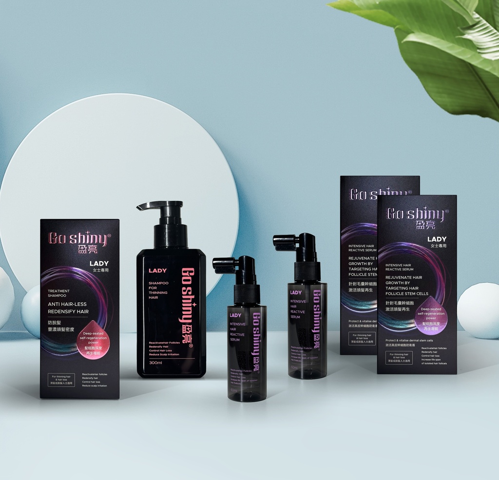 Lady's Treatment Shampoo and Lady's Intensive Hair Reactive Serum Set