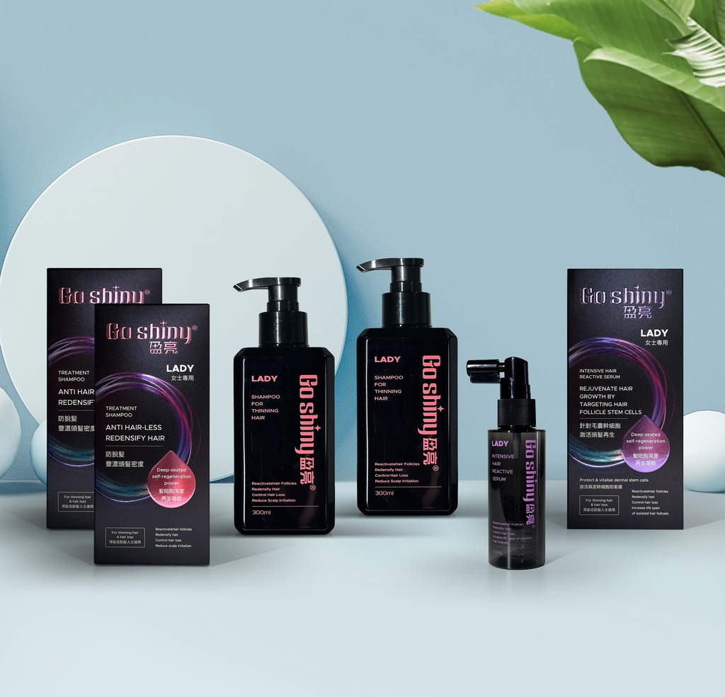 Lady's Upgraded Treatment Shampoo and Intensive Hair Reactive Serum Set